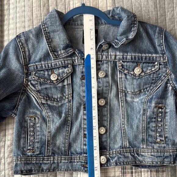 Highway Jeans Blue Denim Jacket with Rhinestones. - Picture 10 of 10